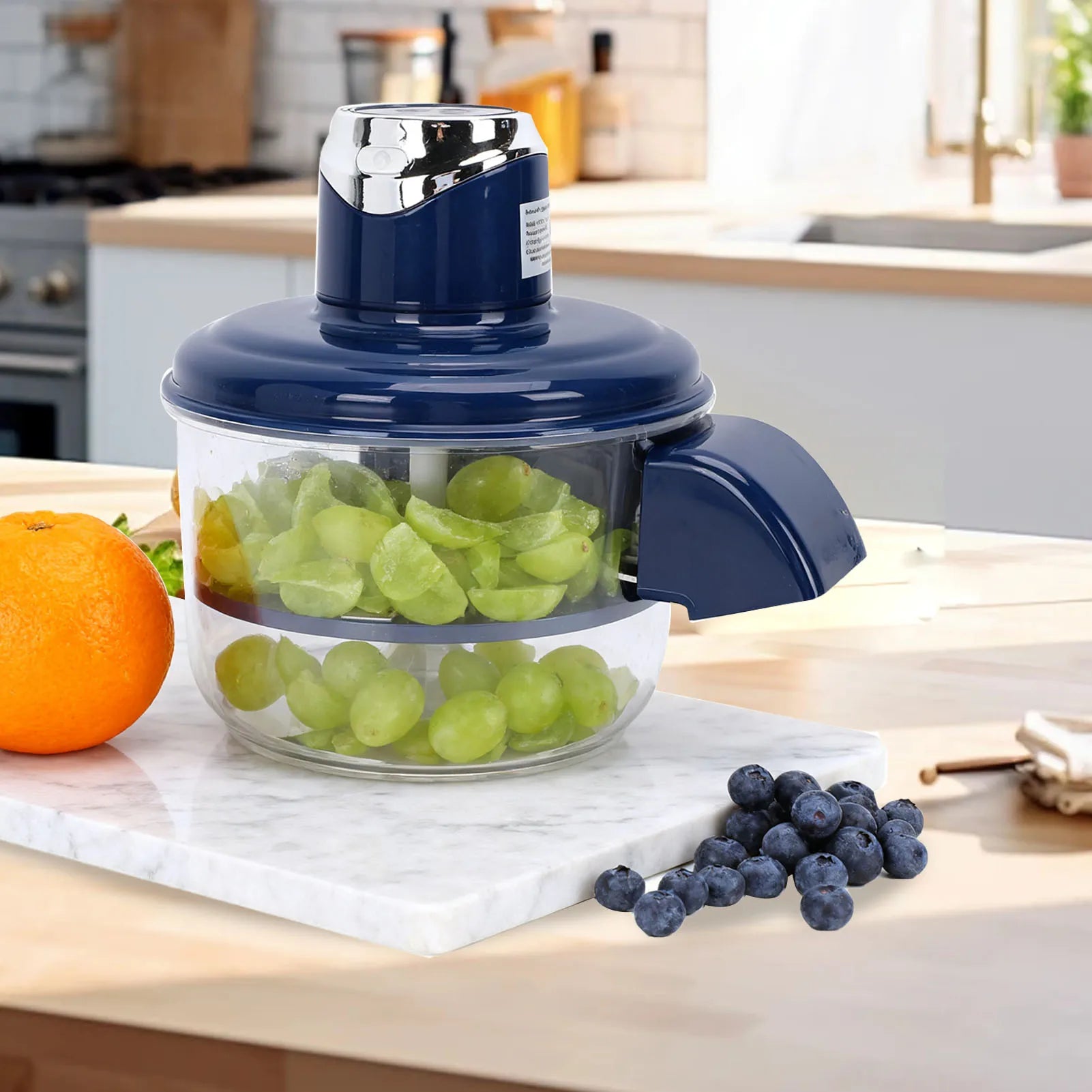 Electric Grape Peeling Machine 50W Electric Fruit Peeler Garlic Skin Remover Tool for Home Kitchen Small Fruit Peeling Machine