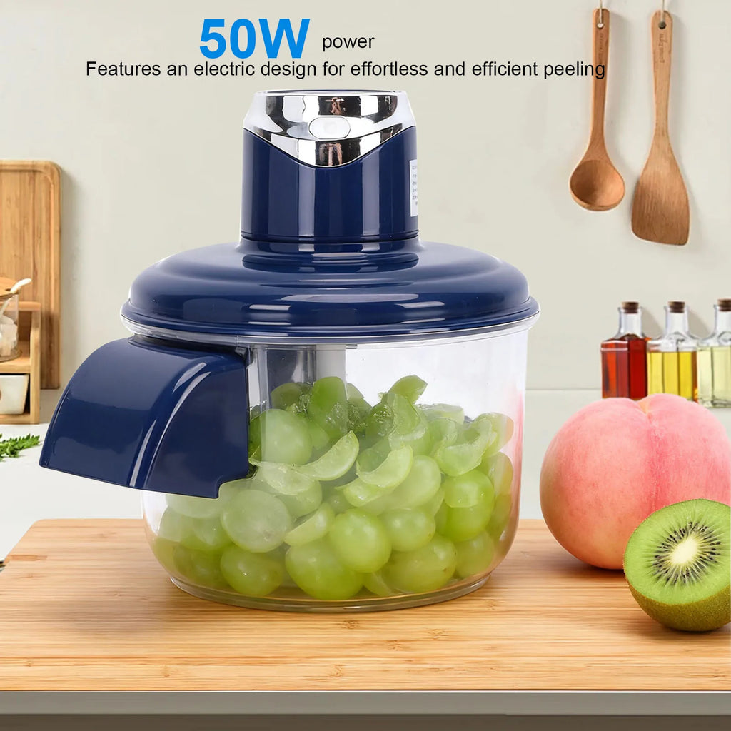 Electric Grape Peeling Machine 50W Electric Fruit Peeler Garlic Skin Remover Tool for Home Kitchen Small Fruit Peeling Machine