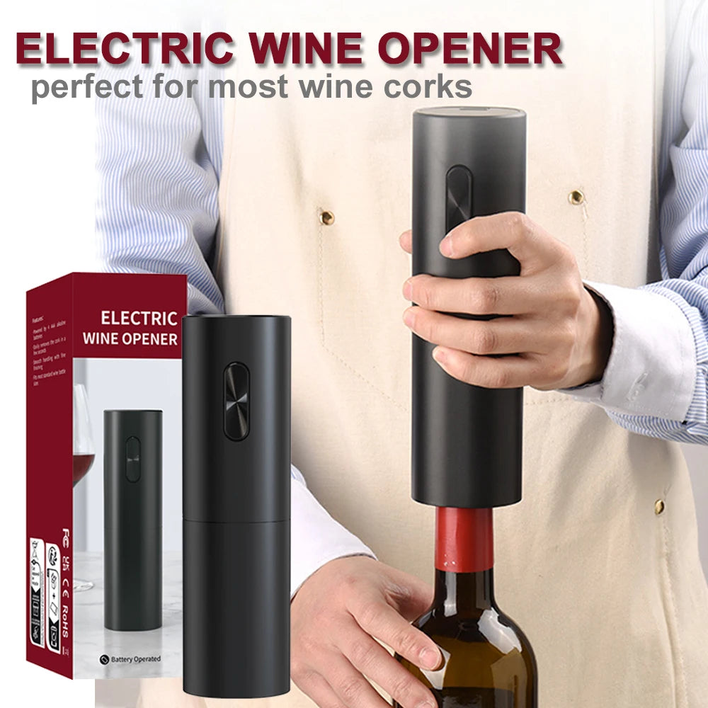 Electric Wine Opener Automatic Bottle Opener Reusable Corkscrews For Wine Bottles Kitchen Bar Accessories For Wine Lovers